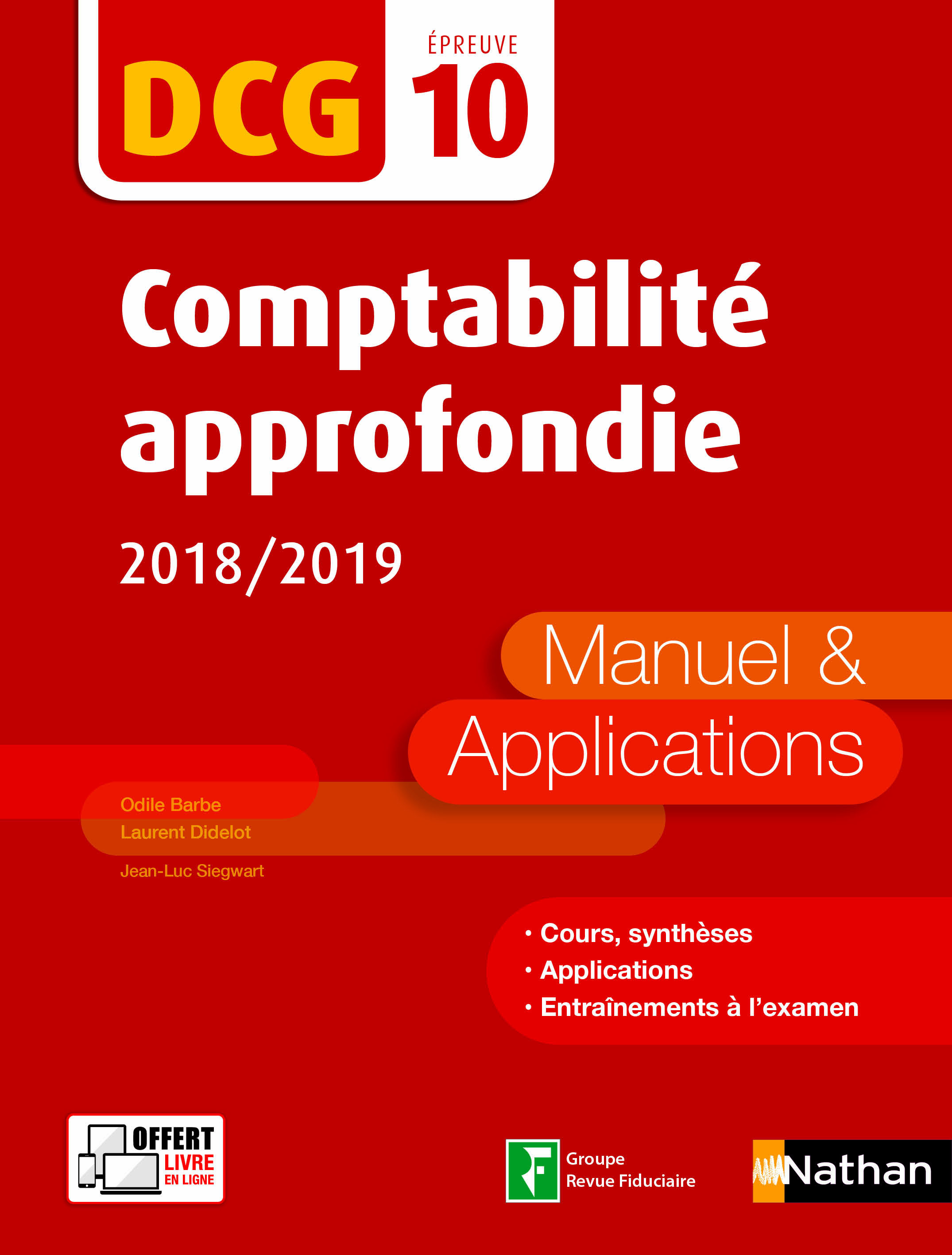 DCG 10 - Comptabilit&eacute; approfondie - 2018/2019