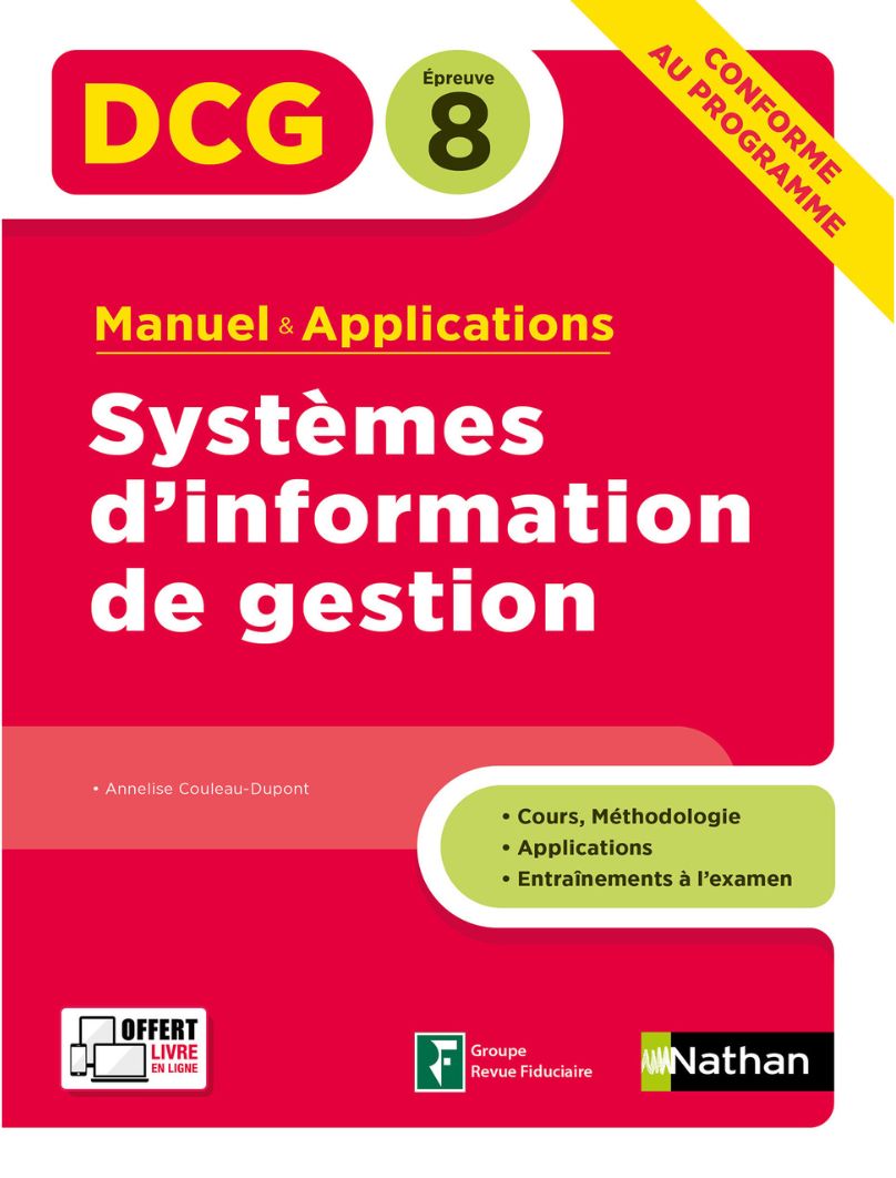 DCG 8 - Syst&egrave;mes d&#39;information de gestion (&Eacute;d. 2020)