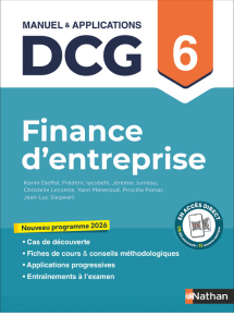 DCG 6 - Finance d'entreprise&nbsp;